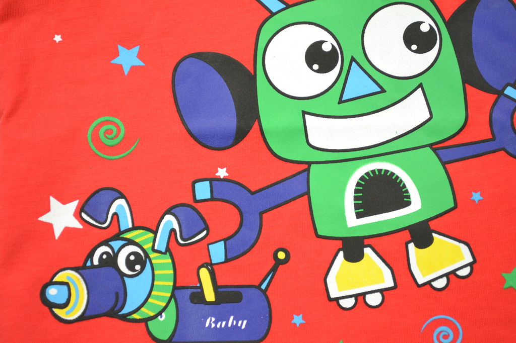 2012款夏季公子爷机器小蜜蜂纯棉1280红童装