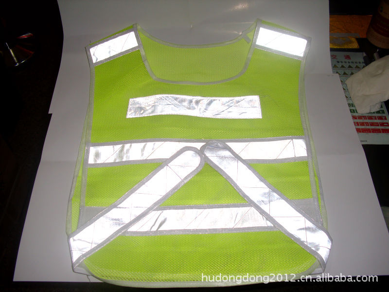 厂家供应新式<em>交警反光</em>背心 <em>反光马甲</em> 网布背心