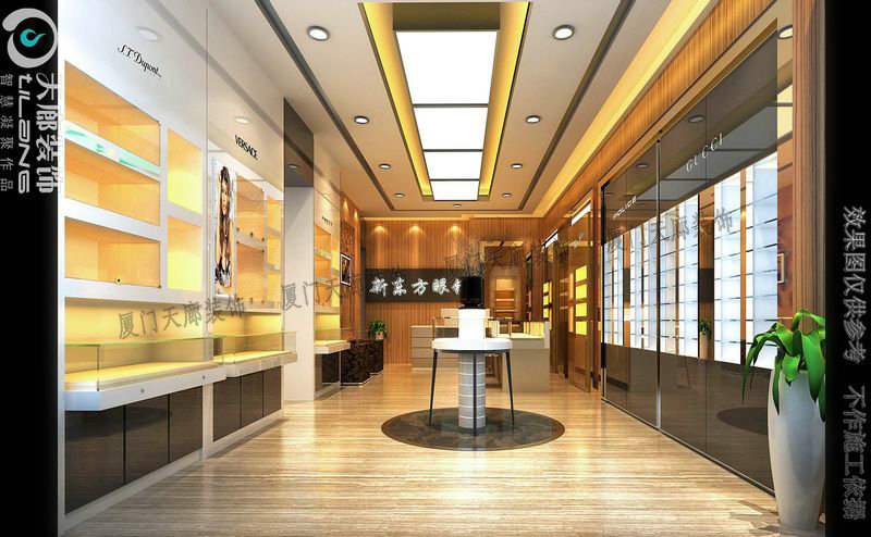 云南新东风眼镜店装修效果