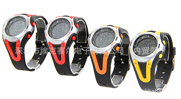 多功能电子钓鱼气压计手表 _ 多功能电子钓鱼