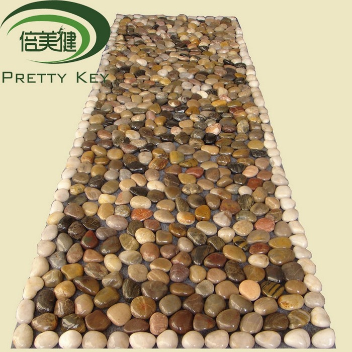 鹅卵石足底按摩垫健康保健石子路步道\/足疗毯