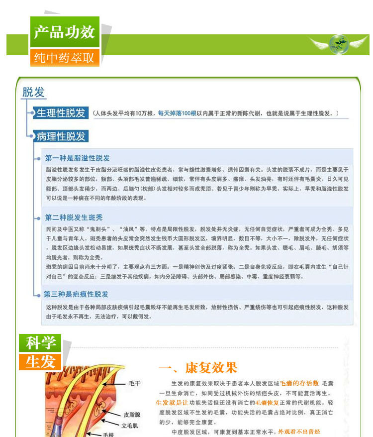 【生发洗发液批发 治脱发 斑秃洗发液 中药护发