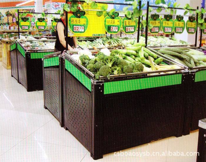 【质优价廉】蔬菜摆放架 水果蔬菜架 超市生鲜果蔬架 蔬菜架