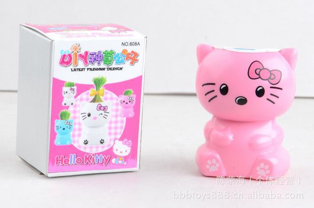 其他益智玩具-新奇特DIY青草<em>种植</em> <em>会长头发</em>的