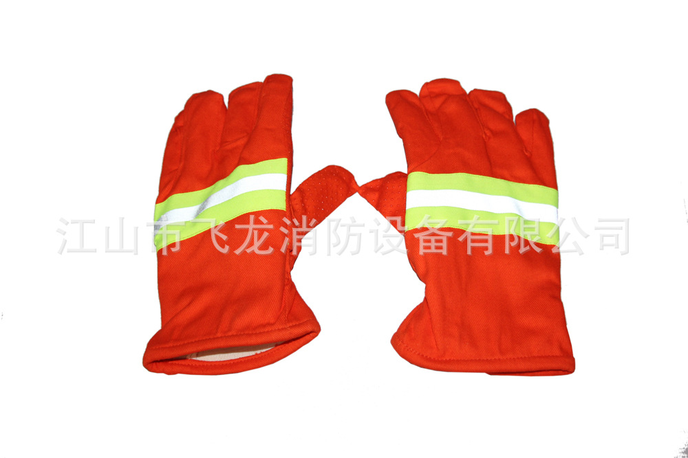 龙卫士消防手套,安全防护手套/桔红色手套/绿色手套/消防装备