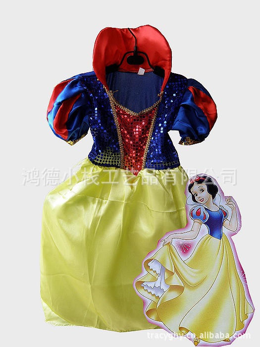 白雪公主裙儿童公主<em>服装卡通动漫礼服</em>摄影表演