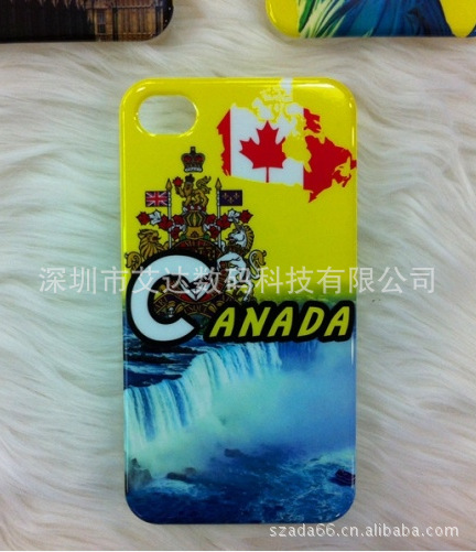 苹果4S国旗硬壳