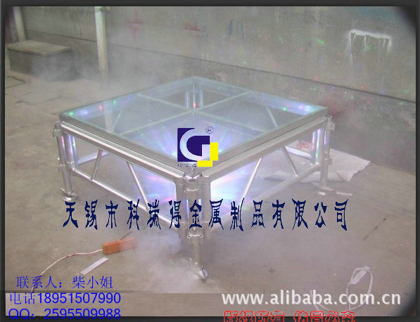 铝玻璃舞台无锡玻璃舞台T台婚庆玻璃舞台 (11)