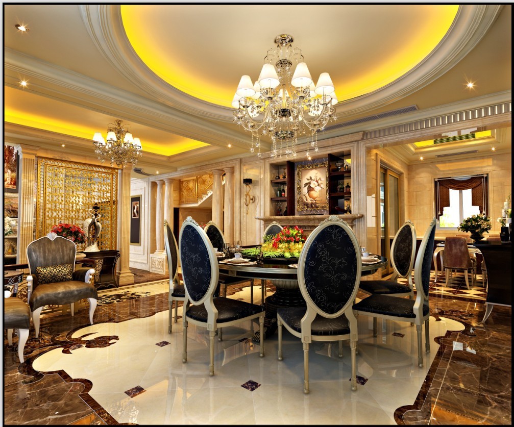 杭州装修装饰 客厅效果图 现代简约风格 简欧风