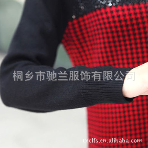 濮院羊毛衫羊绒衫批发女式针织衫厂家直销 