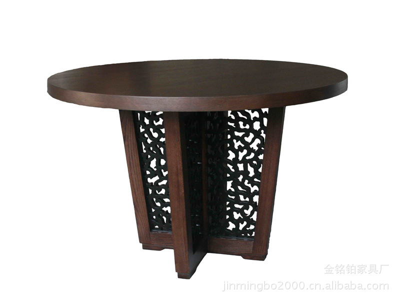 新中式春阳-餐桌豪宅别墅电话定制/样板房家具济南家具家具家具图片