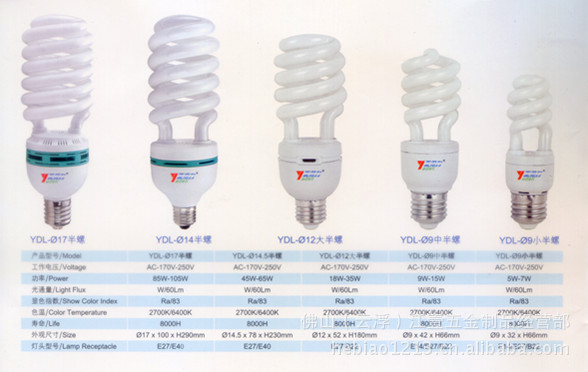 【110V 120V 50hz\/60hz 出口节能灯系列】