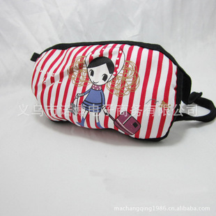 防护<em>口罩</em>-韩版条纹<em>口罩</em> 时尚<em>女郎</em> 卡通帆布<em>口罩</em>