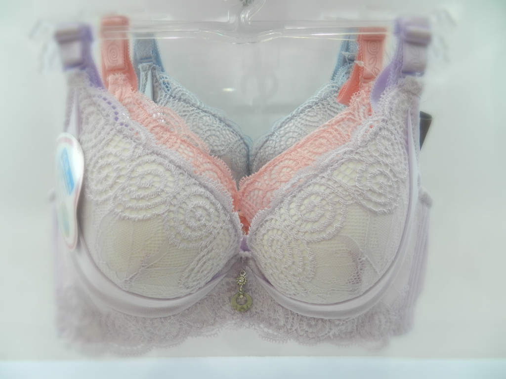 【<em>凯茵婷文胸</em>批发蕾丝美背性感深V胸罩聚拢调