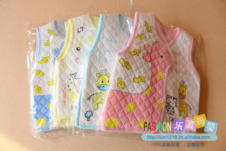 【儿童<em>马甲</em> 立暖<em>小鹿</em>造型小<em>马夹</em> 保暖<em>马甲</em> 夹棉