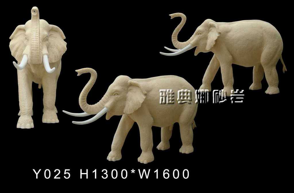 【大象圆雕,非洲小象,深圳的雕塑公司,景观雕塑