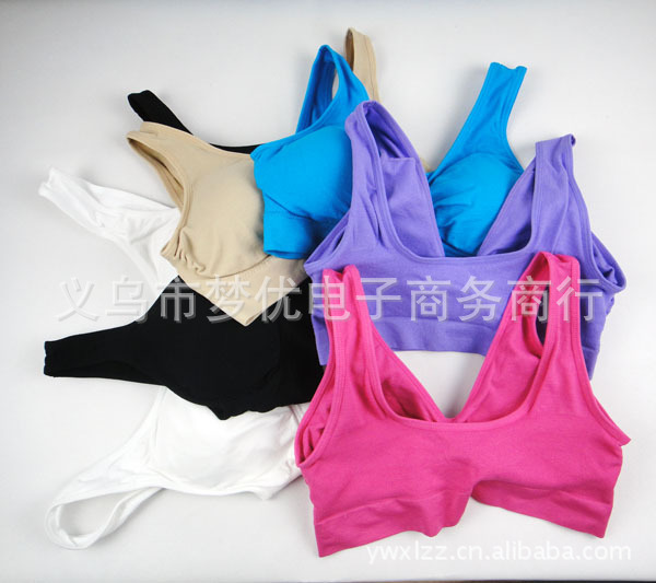 ahh <em>bra</em> 小背心 运动背心 <em>美女</em>标双层加垫女士背