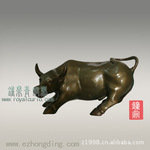 钟鼎青铜器|青铜器工艺品|高档礼品|招财镇宅|金属工艺品华尔街牛