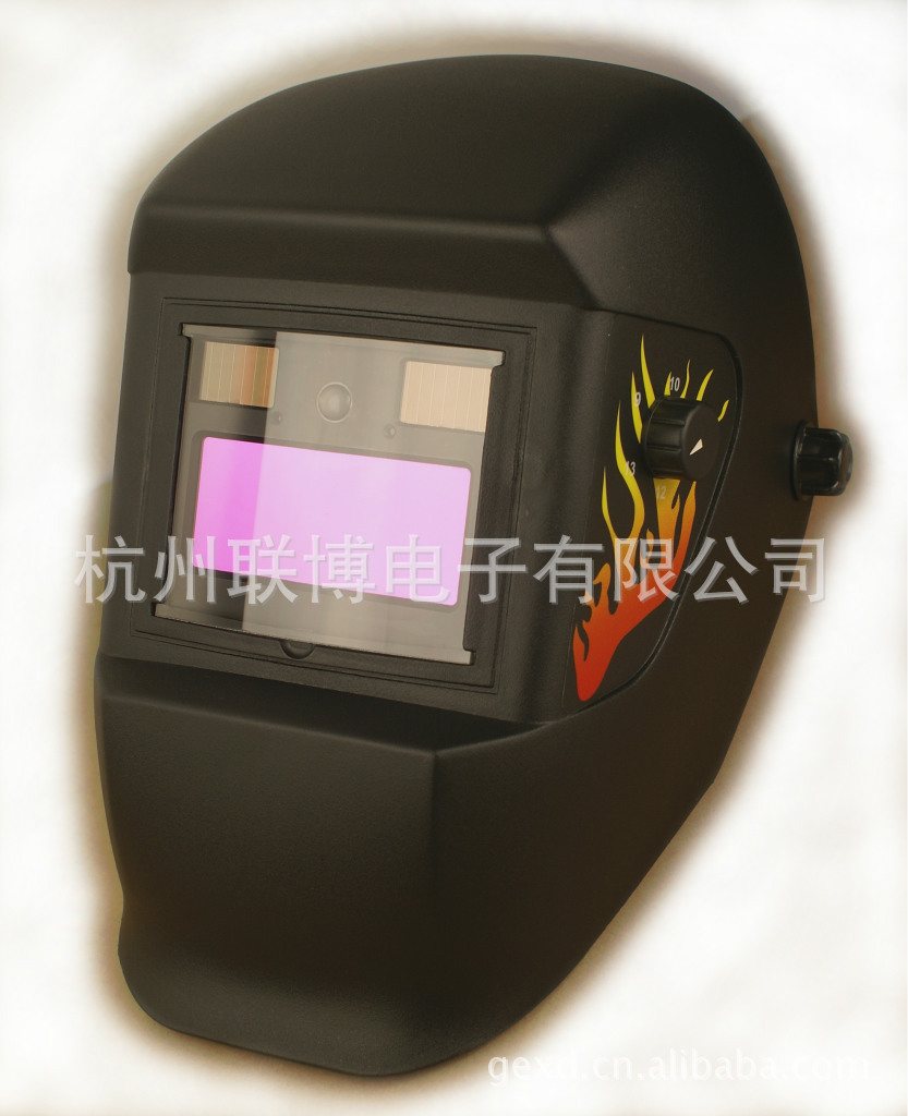 专利LED自动变光氩弧焊帽 图片