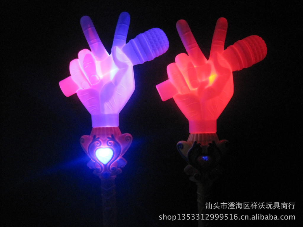 中国好声音闪光棒 发光棒 七彩闪光棒 灯光音乐