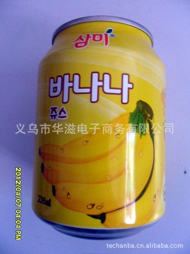 果蔬汁-韩国进口饮料批发 SAMMI三美香蕉果肉