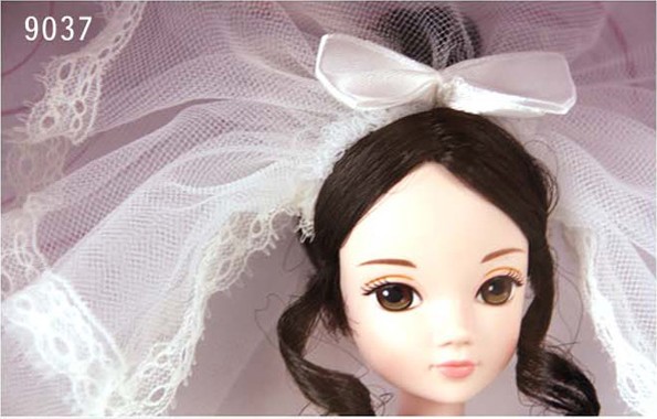 中国芭比<em>可儿</em>娃娃<em>女孩</em>玩具礼物 浪漫婚纱新娘