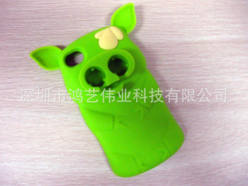 手机保护套-厂家直销新款海盗猪 苹果iphone4