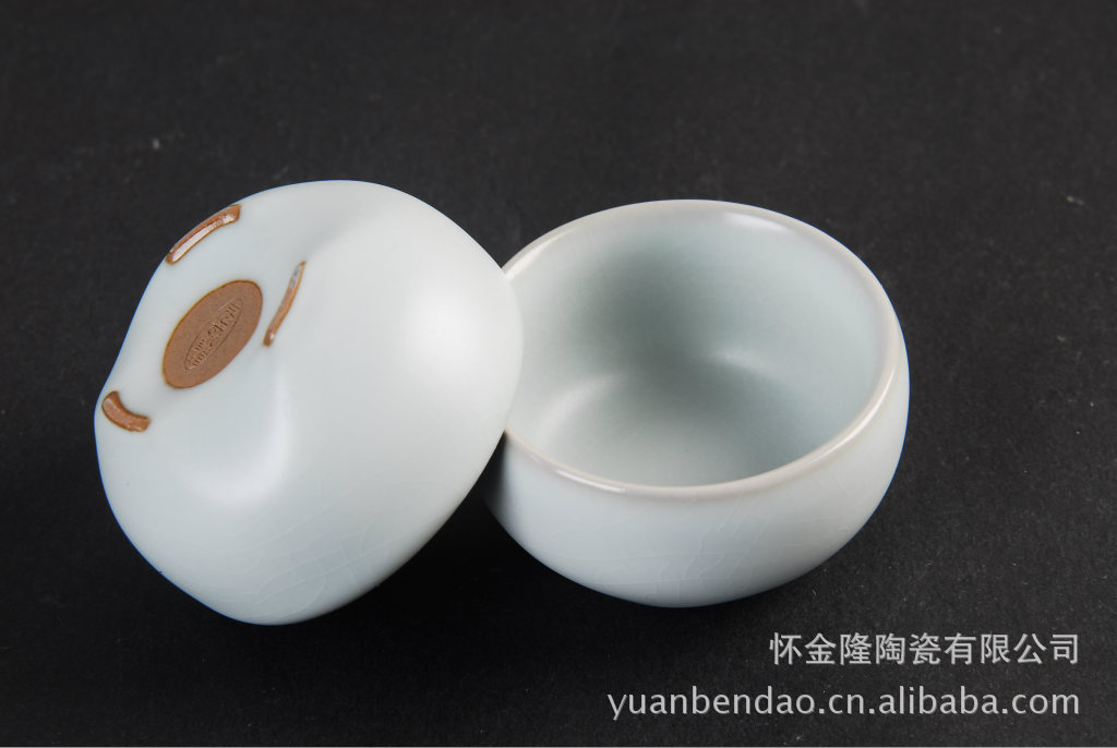 【德化元本道 汝窑 贵妃壶 小喜乐杯茶组 8头茶