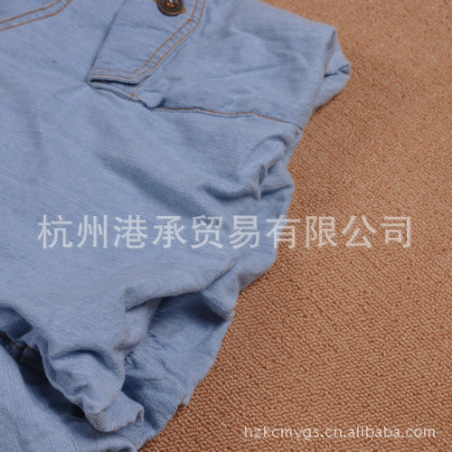 【外贸原单 <em>日单</em> 背带短裤 <em>女裤</em> <em>牛仔</em>短裤 <em>牛仔</em>