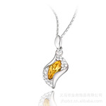 金朵银朵饰品 奥地利水晶 天使精灵水晶项链 专业批发 厂家直销