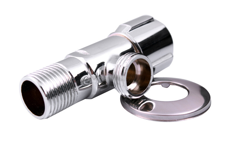 【全铜加厚冷热三角阀止水阀冷热水龙头热水器