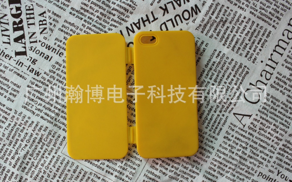 iphone5 纯TPU手机保护套 左右翻盖彩壳 iphone5果冻套素材 外壳