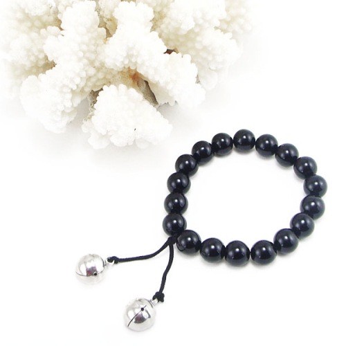 卡通动漫周边 <em>地狱少女</em> 阎魔爱<em>手链</em> 黑玛瑙玉髓