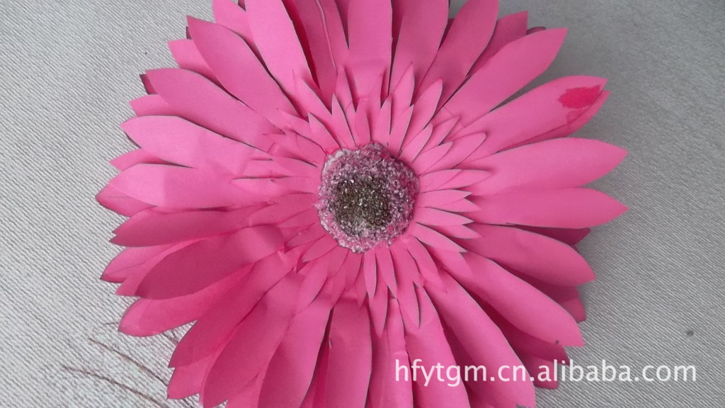 【人造纸花 手工纸花瓣 仿真花 圣诞花 婚庆花 