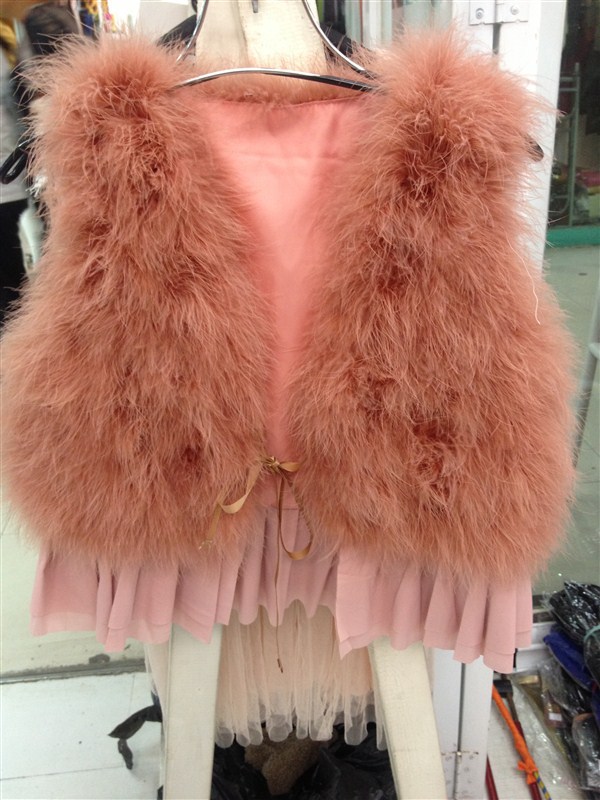 皮草<em>短装</em>外套 皮草<em>马甲</em>背心 皮草獭兔毛 <em>女式</em>外