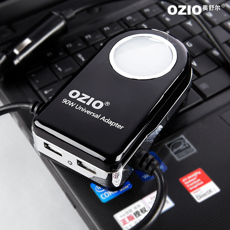 【高档品】OZIO奥舒尔90W笔记本车载适配器