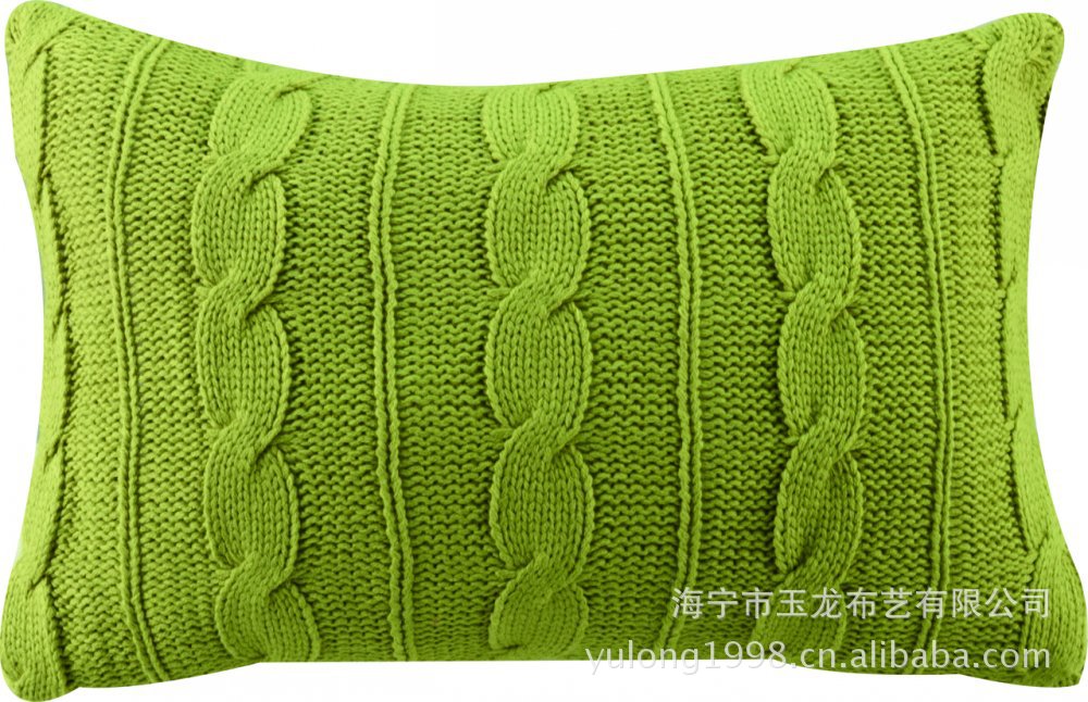厂家直销 Cushion 毛线系列靠垫 抱枕 批发 可定