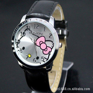當天發貨 批發供應新款hello kitty兒童手錶 價格優勢!
