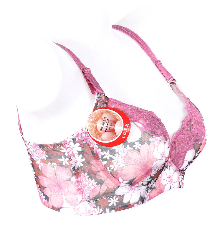 黛妮芳新款<em>文胸</em> 胶原蛋白<em>材料胸罩</em> 按摩上薄下