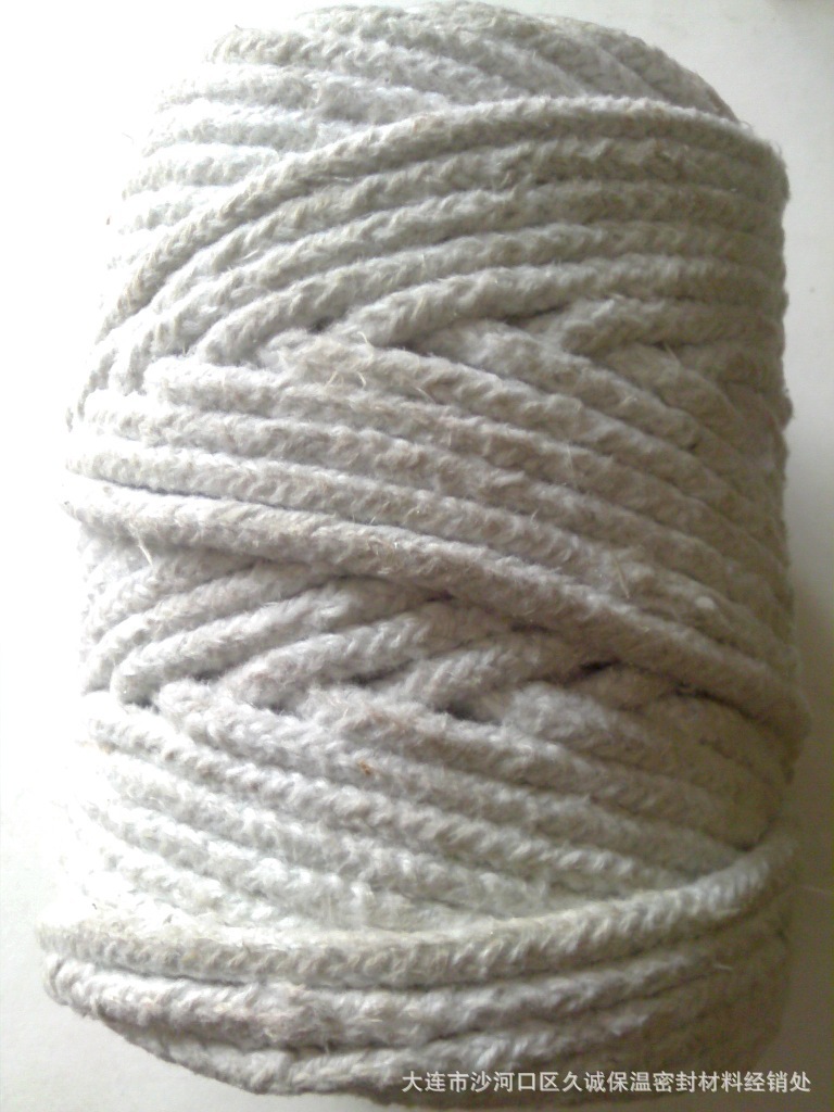 陶瓷纤维绳 耐高温纤维绳 加丝纤维密封绳价格