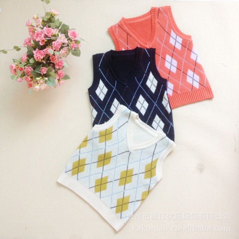 【2012新款秋装 卡贝树童装<em>毛衣</em> <em>儿童毛衣背心</em>