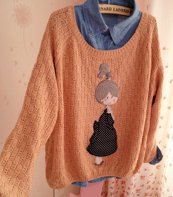 0303 外贸服饰韩版休闲可爱印小女孩娃娃领圆