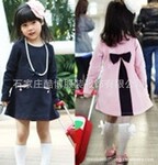 2012夏款童装b2w2蝴蝶结连体裙/童裙