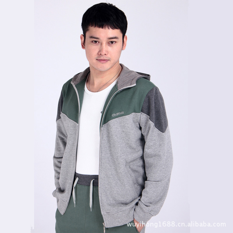 2012秋季新款<em>卫衣男</em>查马斯男<em>立领</em>休闲<em>开衫</em>运