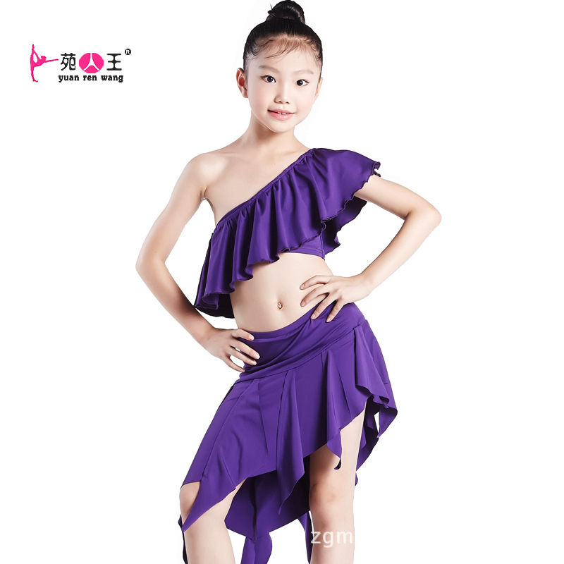 儿童拉丁舞表演<em>服装</em> 拉丁舞<em>服装</em> 夏季舞衣伦巴