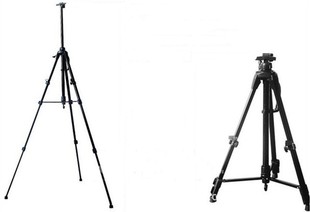 画夹、画板、画架-顶级黑色金属伸缩手摇铁画