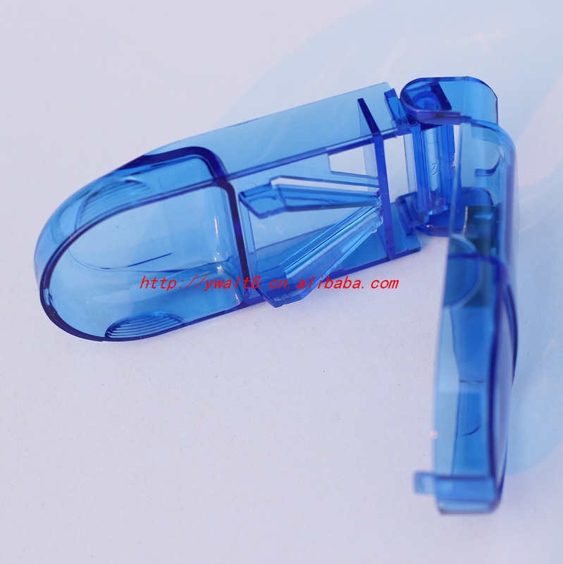 【新款切片药盒便携式药盒刀切药盒透明塑料药