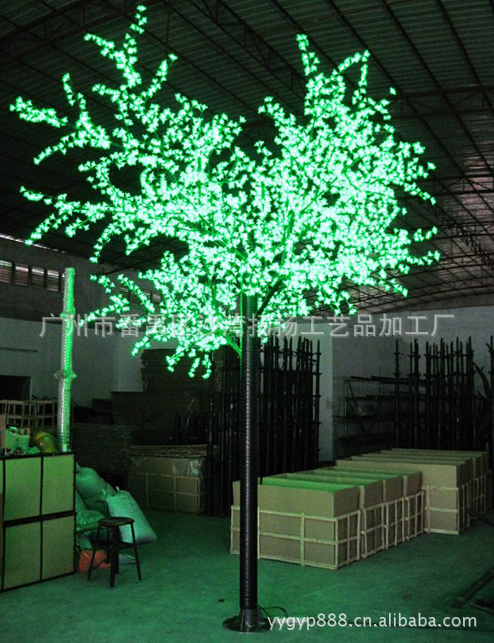 树灯LED发光树灯五米高樱花树灯四千灯珠桃花