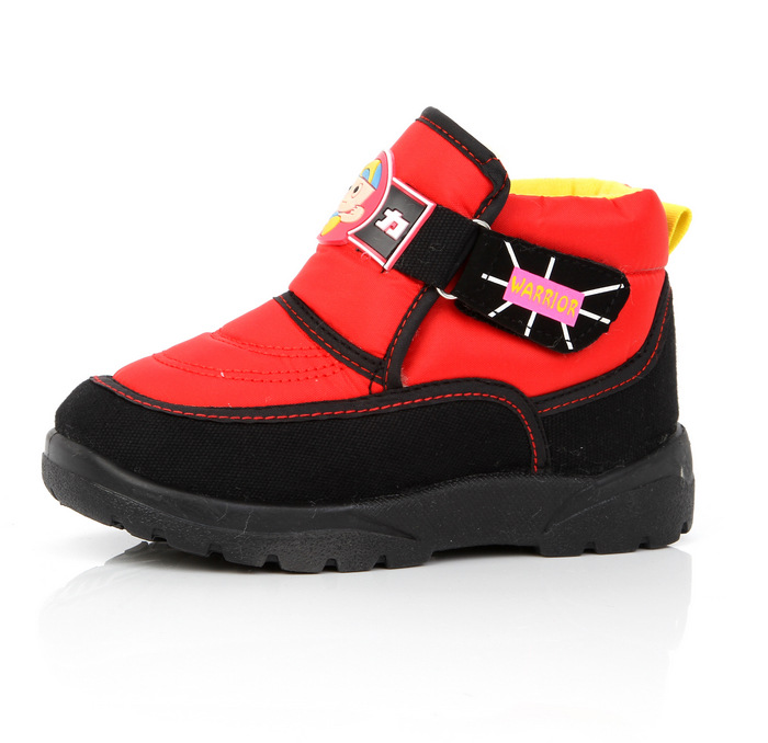 正品上海回力 童鞋雪地靴魔术贴保暖棉鞋1019