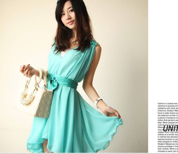 【<em>2012</em>夏装新款<em>品牌女装</em>雪纺裙夏季大摆无袖